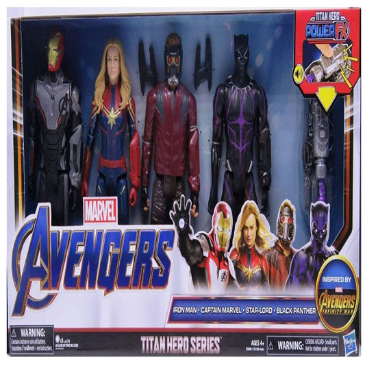 Marvel Avengers Titan Hero Series Power FX Set of Four Action Figures
