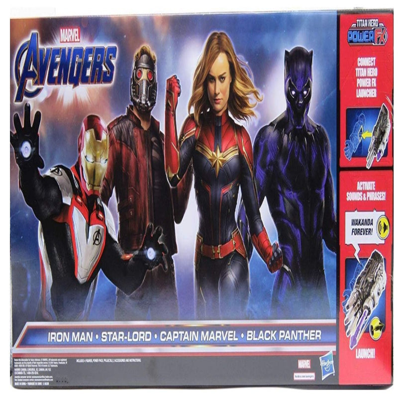 Marvel Avengers Titan Hero Series Power FX Set of Four Action Figures