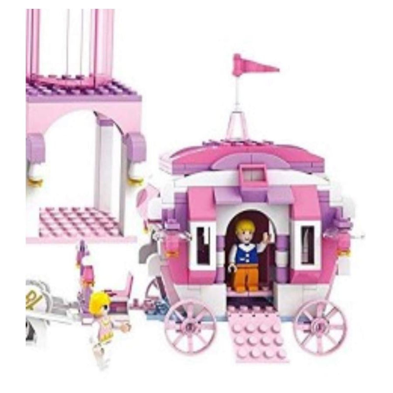 Carole Princess Castle Palace Building Blocks, ABS Plastic Construction Toy