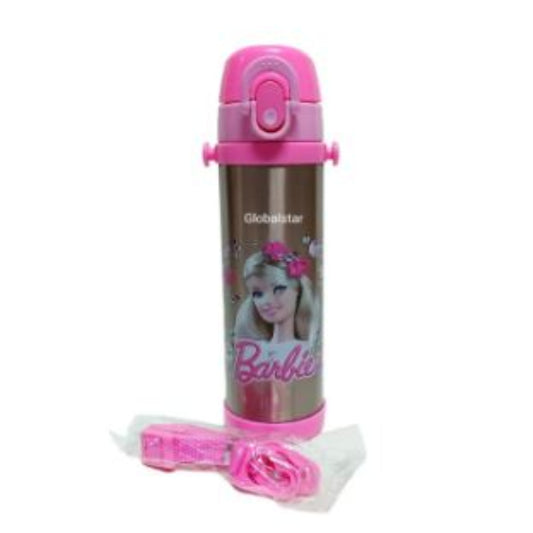 Girls Barbie Character Stainless Steel Water