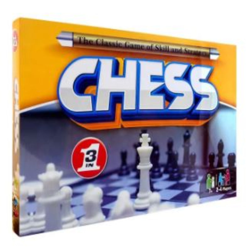 Gamex Cart 3-In-1 Ordinary Chess & Ludo