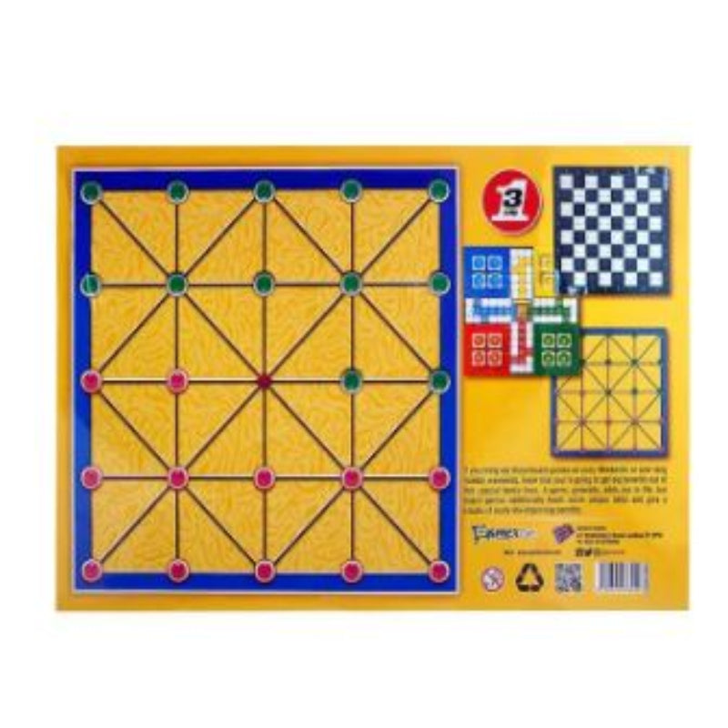 Gamex Cart 3-In-1 Ordinary Chess & Ludo