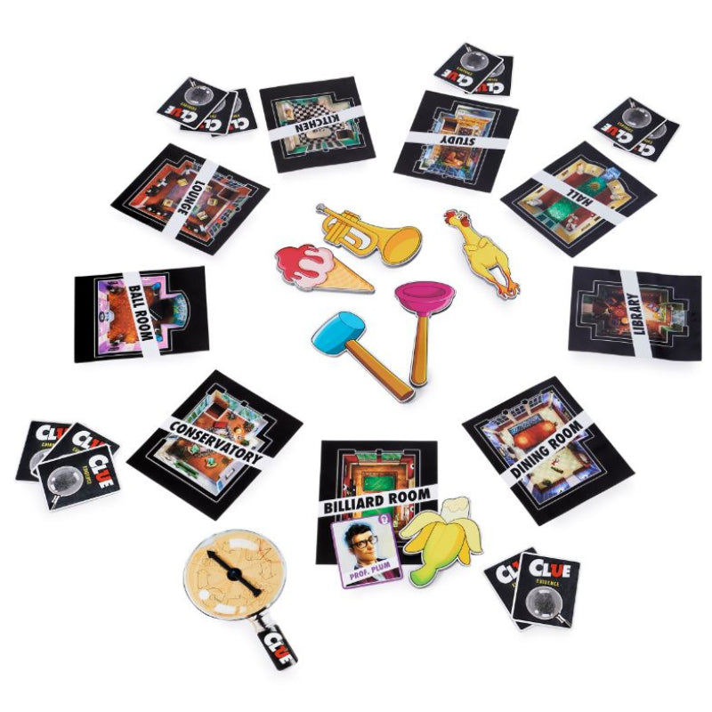 Spin Master Games, Clue Giant Edition, Family Game for Indoor & Outdoor Fun with Big Oversized Board, for Family and Kids, 2-4 Players, Ages 6 & Up