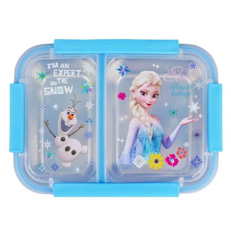 Stainless Steel Lunch Box, 2 Compartments, Sky Blue,