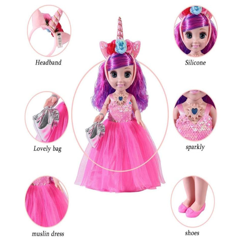 Moly-princess 18 Inch Doll for Girl-Singing Dolls Gift for Your Children