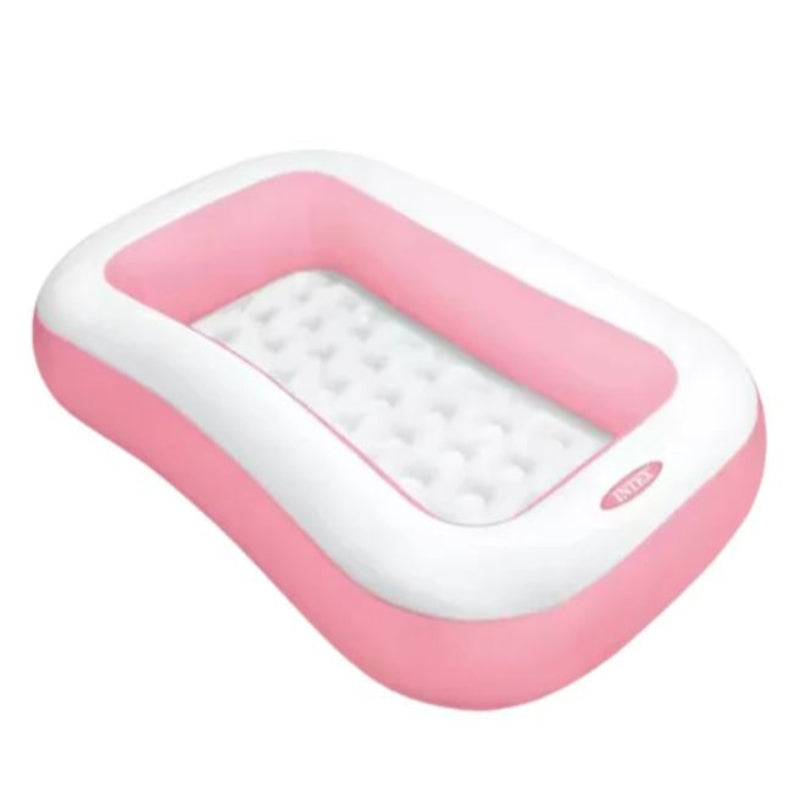 Comfy Inflatable Pool for Kids – Pink & White Fun Tub