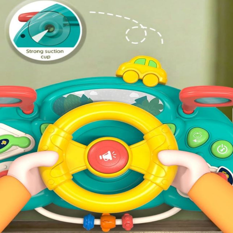 Steering Wheel Toy Simulated Driving Car Toy Kids