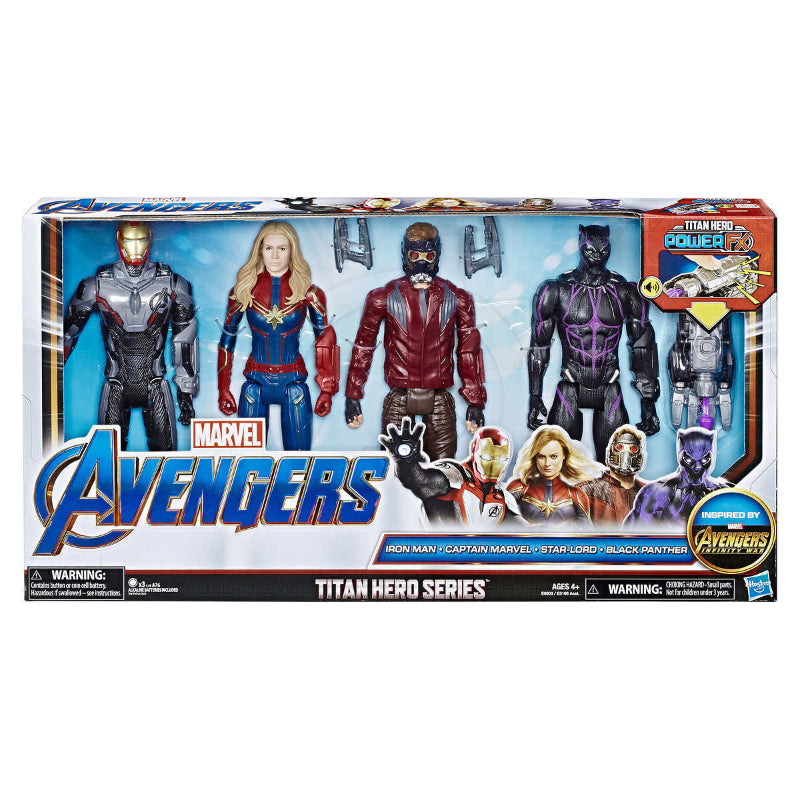 Marvel Avengers Titan Hero Series Power FX Set of Four Action Figures