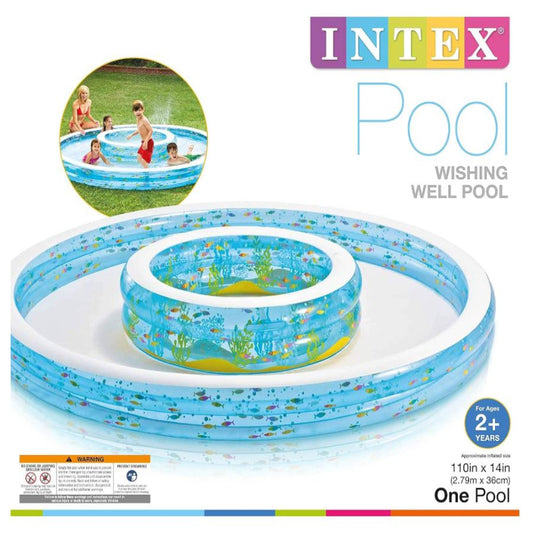Intex Wishing Well Swim Center Pool, 110" x 14", for Ages 2+