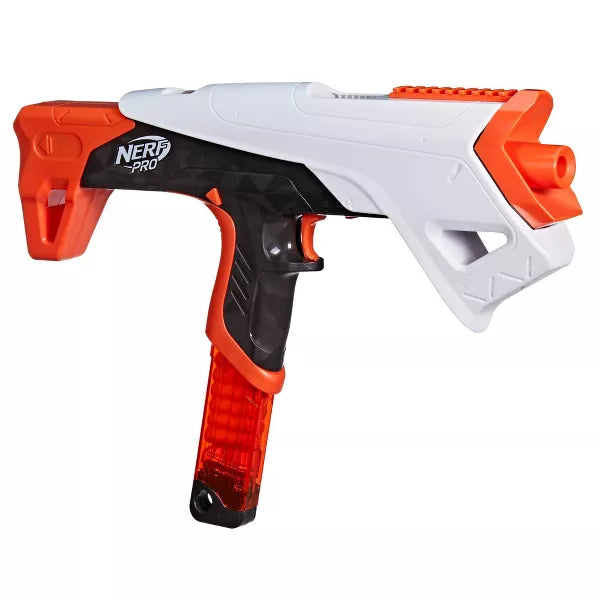 Nerf Pro Torrent Half-Length Dart Blaster, 150 FPS, 15 Nerf Pro Half-Length Darts, 15-Dart Magazine, Pump Action, Eyewear