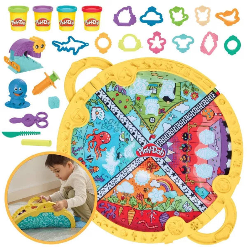 Play Doh Fold and Go Playmat