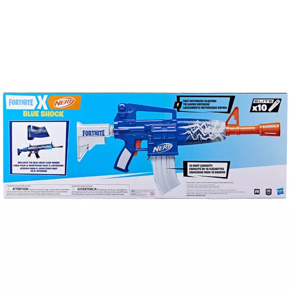 NERF Fortnite Blue Shock Dart Blaster
