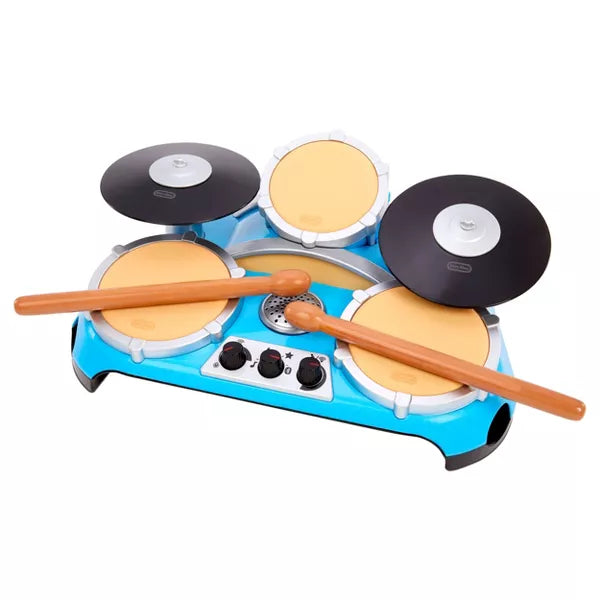 Little Tikes My Real Jam Drum Set Bluetooth Play Modes Portable
