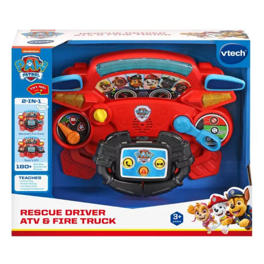 VTech PAW Patrol Rescue Driver ATV Fire Truck