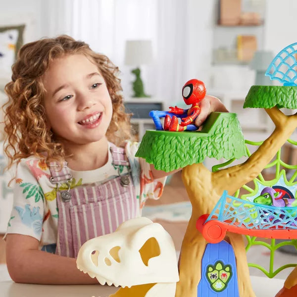 Spidey and His Amazing Friends Marvel Spider-Man Dino Webs Treehouse