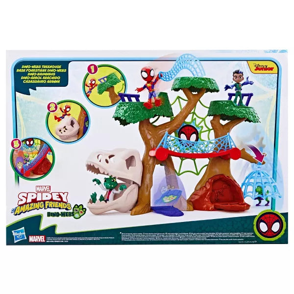 Spidey and His Amazing Friends Marvel Spider-Man Dino Webs Treehouse