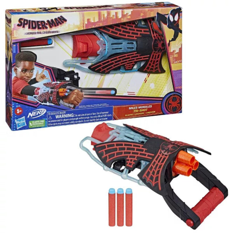 Marvel Spider-Man: Across the Spider-Verse Miles Morales Tri-Shot Blaster