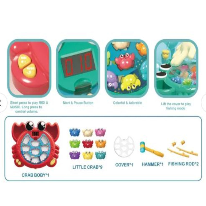 Crab Infant Toy - Red