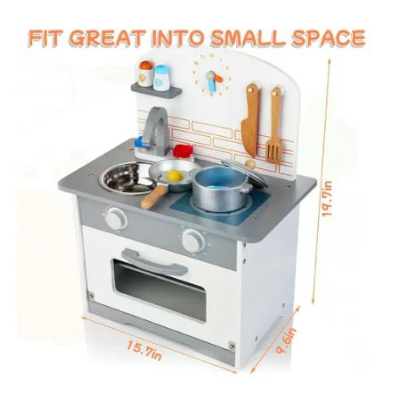 Wooden Mini Pretend European Style Kitchen Set