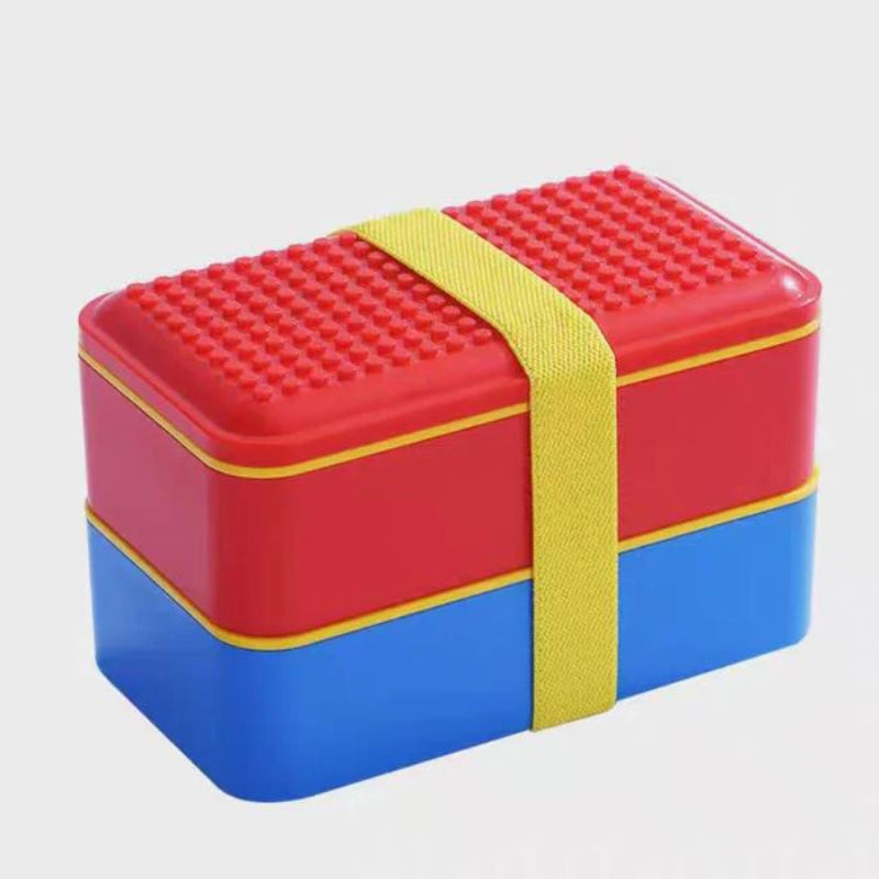 Lego-Inspired 2-Layer BPA-Free Plastic Lunch
