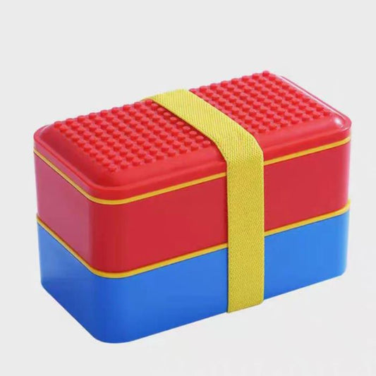 Lego-Inspired 2-Layer BPA-Free Plastic Lunch