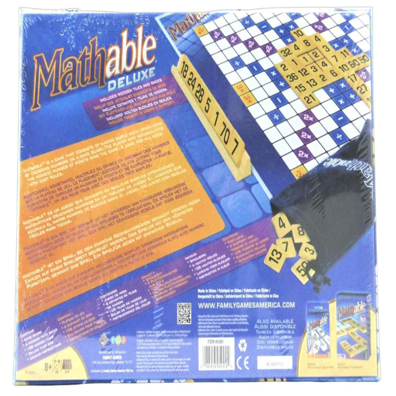 Family Games Mathable Deluxe Board