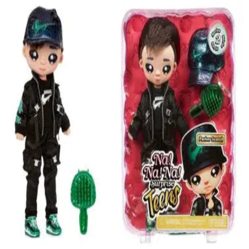 Na Na Na Surprise Teens Fashion Doll - Parker Scorch, 11" Soft Fabric Boy Doll, Dragon Inspired