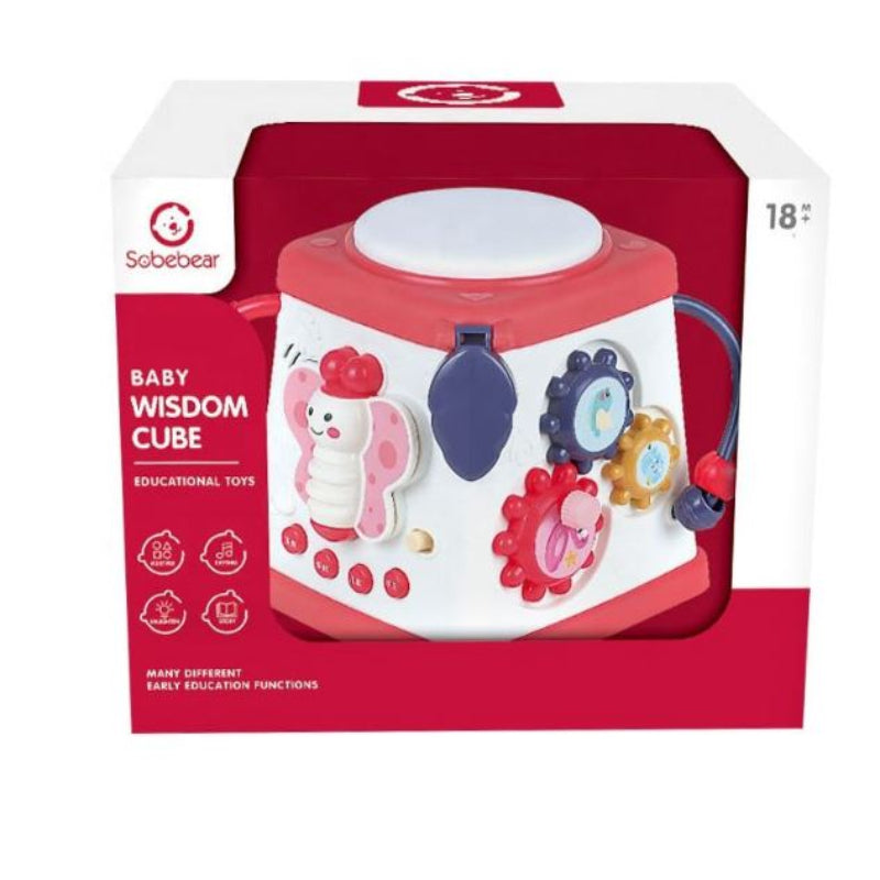 Multifunctional Early Learning Wisdom Musical Toy Drum Baby Activity Musical Cube