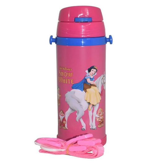 Girls Pink Stainless Steel Blue Vacuum Hot Cold Bottle for Girls/Princess Hot Cold Bottle/Insulated Water Bottle/Girlish Theme