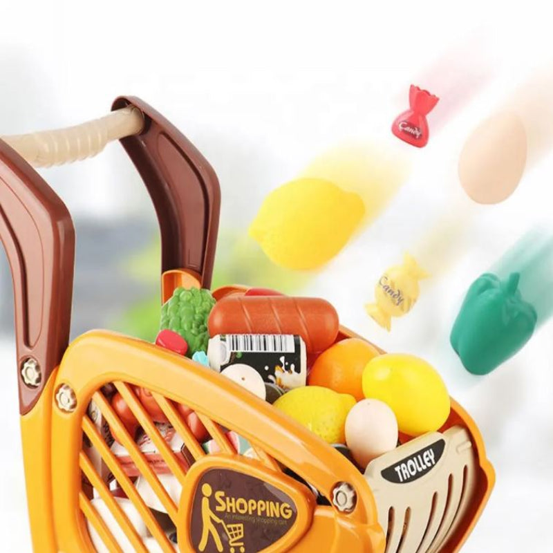 Trolley Toddler Shopping Cart Toy
