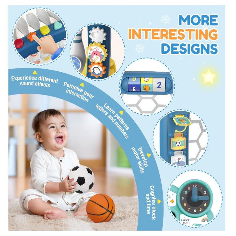 AIGIMU Toddler Basketball Hoop with Adjustable Height