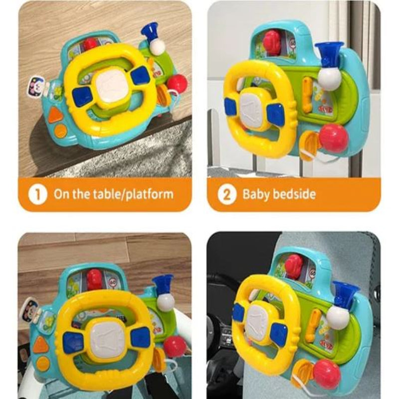 Huanger Interactive Steering Wheel Navigation Bridge Play Set