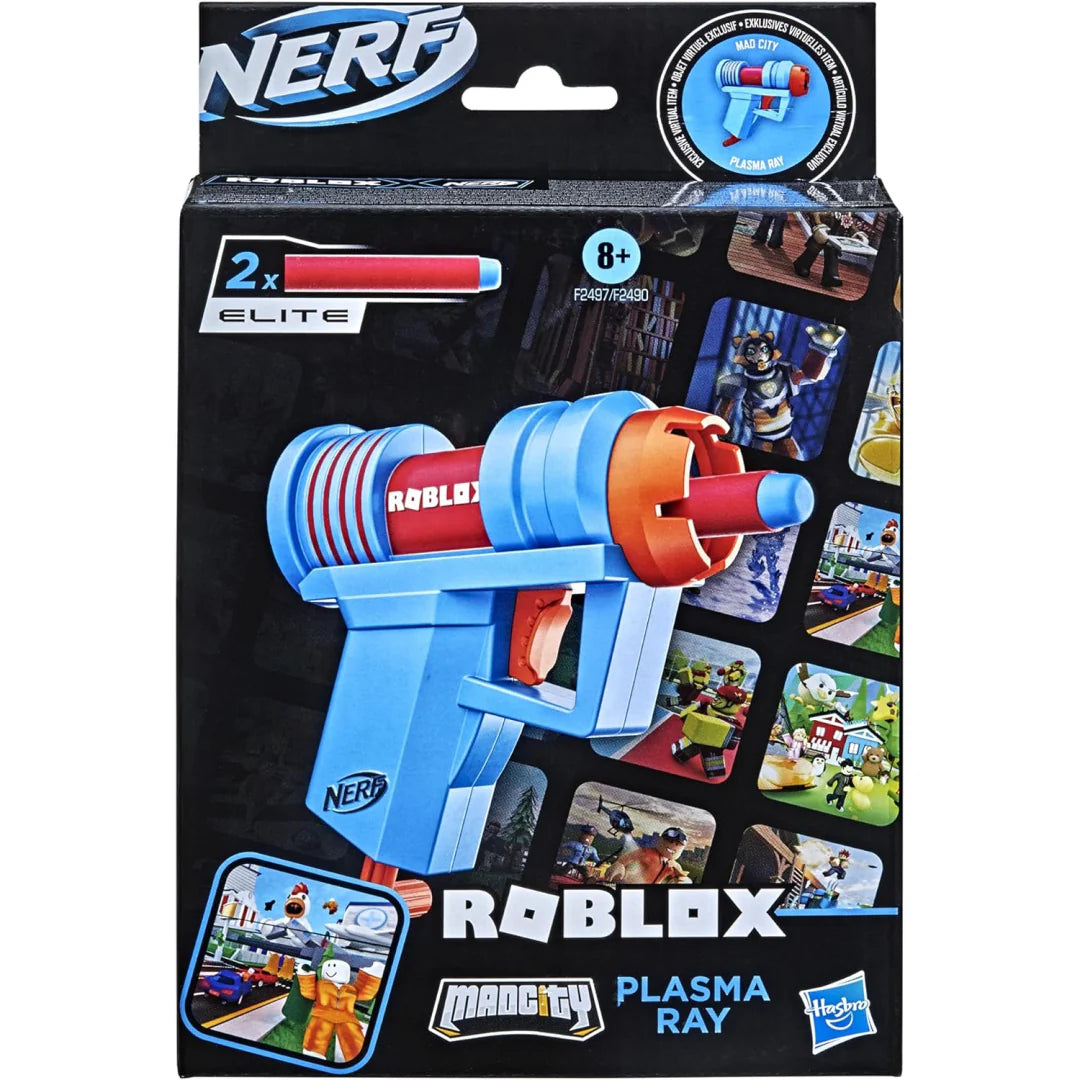 Hasbro, Shotgun, Nerf Elite Roblox Mad City, 2 Bullets