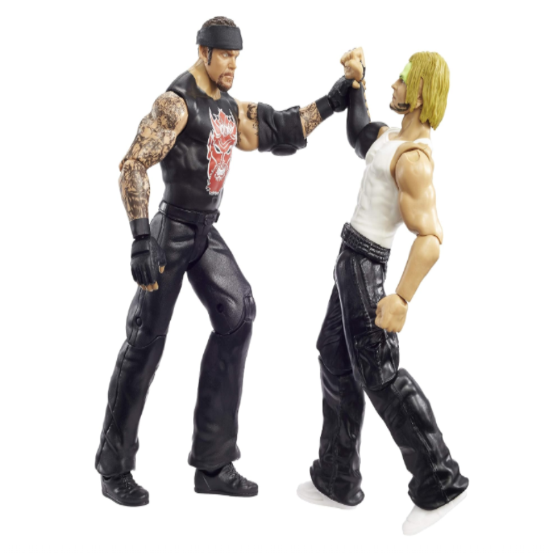 WWE Undertaker vs Jeff Hardy Championship Showdown 2 Pack 66 in Action Figures Monday Night RAW Battle Pack for Ages 6 Years Old and Up