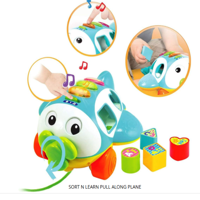 WINFUN SORT N LEARN PULL ALONG PLANE