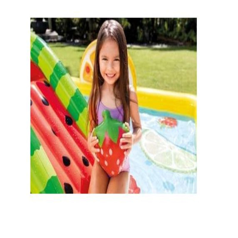Adlon Baby Inflatable Pool, Swimming Pool with Pump, Indoor & Outdoor Swimming Pool for Kids, Swim Center Family Lounge Pool (Fruit Design Swimming Pool)