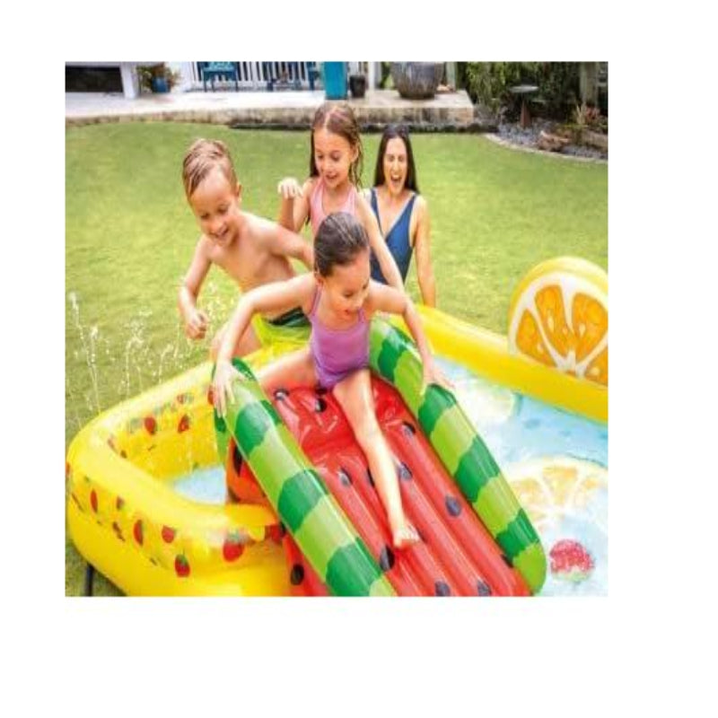 Adlon Baby Inflatable Pool, Swimming Pool with Pump, Indoor & Outdoor Swimming Pool for Kids, Swim Center Family Lounge Pool (Fruit Design Swimming Pool)