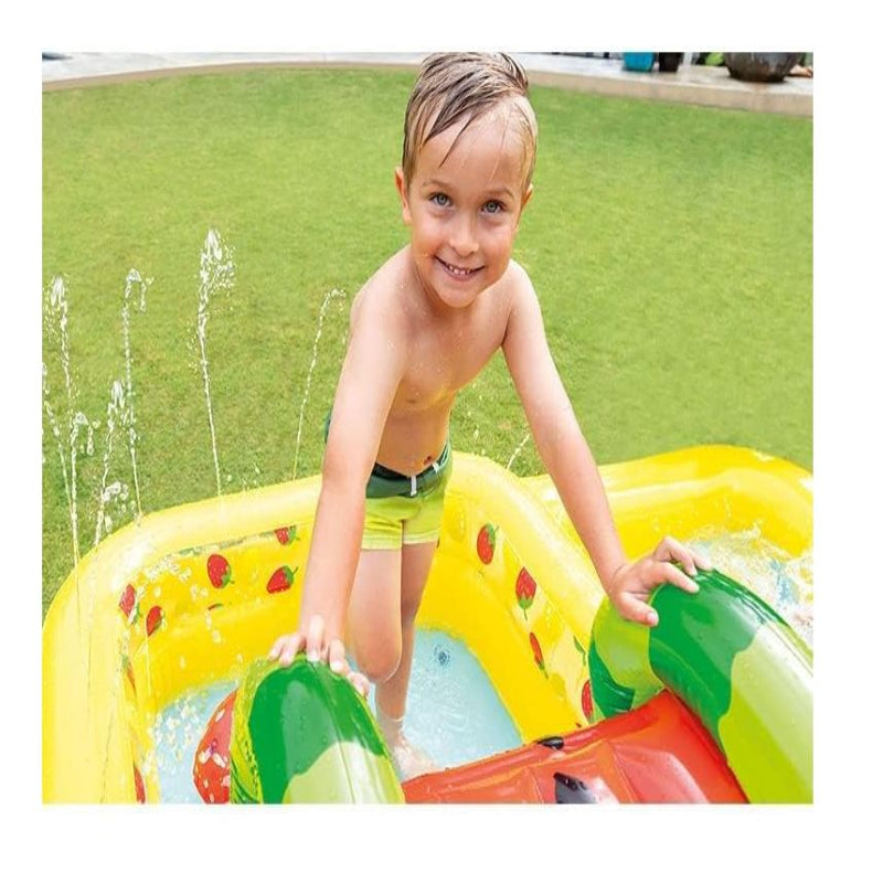 Adlon Baby Inflatable Pool, Swimming Pool with Pump, Indoor & Outdoor Swimming Pool for Kids, Swim Center Family Lounge Pool (Fruit Design Swimming Pool)
