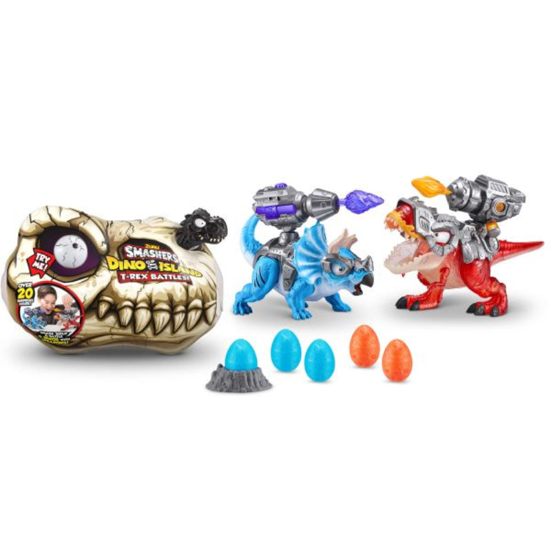 Smashers Dino Island T-Rex Battle Playset