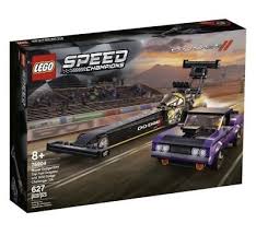 LEGO Speed Champions Mopar Dodge//SRT Top Fuel Dragster and 1970 Dodge Challenger T/A (76904)