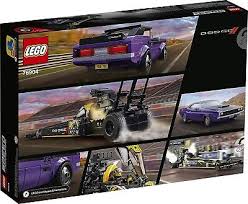 LEGO Speed Champions Mopar Dodge//SRT Top Fuel Dragster and 1970 Dodge Challenger T/A (76904)