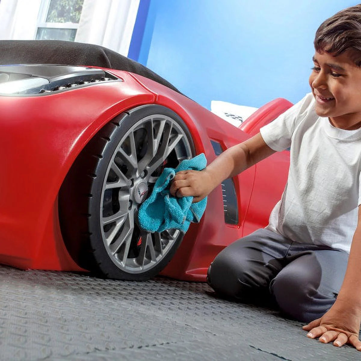 STEP 2 CORVETTE Z06 TODDLER TO TWIN BED