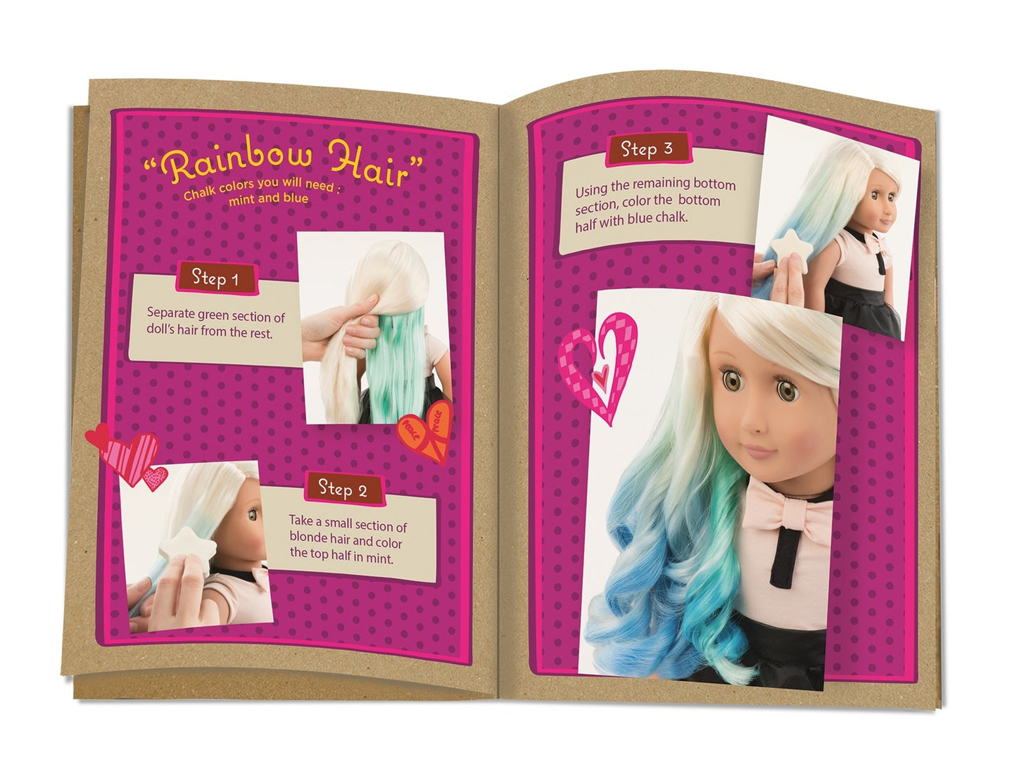 Amya Doll Chalk Deco Hair