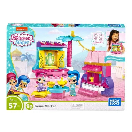 Mega Bloks Shimmer & Shine Genie Market Playset