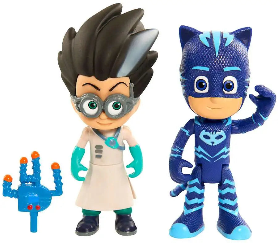 NEW Disney PJ Masks Catboy & Romeo Deluxe Talking Action Figure