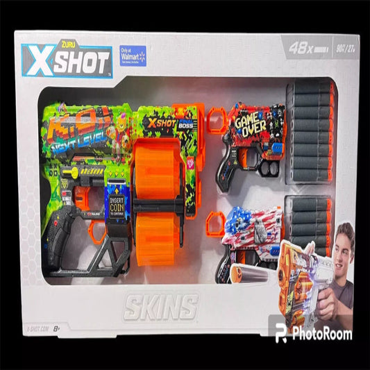 Zuru X-Shot Skins Mix Combo