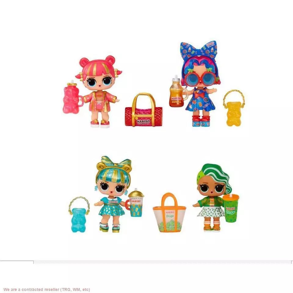 L.O.L. Surprise! Loves Mini Sweets X HARIBO Party Pack with 9 Dolls, 45+