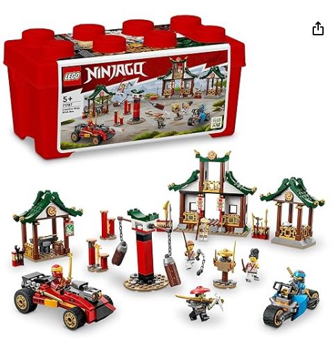 LEGO Ninjago Creative Ninja Brick Box 71787 Building Toy Set (530 Pieces)|Multicolor