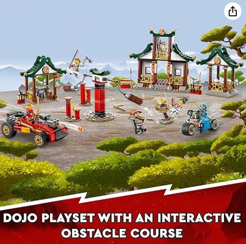 LEGO Ninjago Creative Ninja Brick Box 71787 Building Toy Set (530 Pieces)|Multicolor