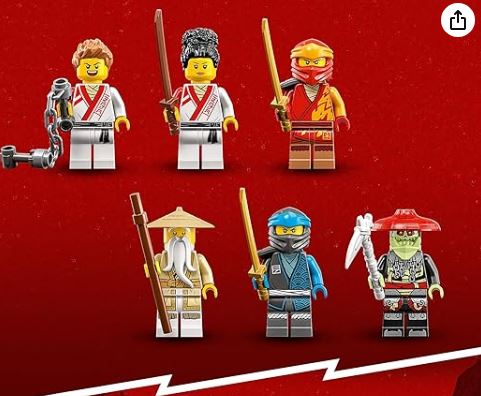 LEGO Ninjago Creative Ninja Brick Box 71787 Building Toy Set (530 Pieces)|Multicolor